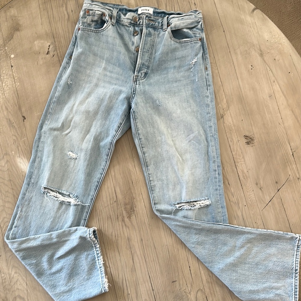 Pistols distressed boyfriend jeans